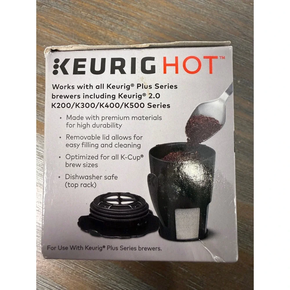 Keurig HOT 2.0 My K-Cup Reusable Coffee Filter Plus Series NEW
